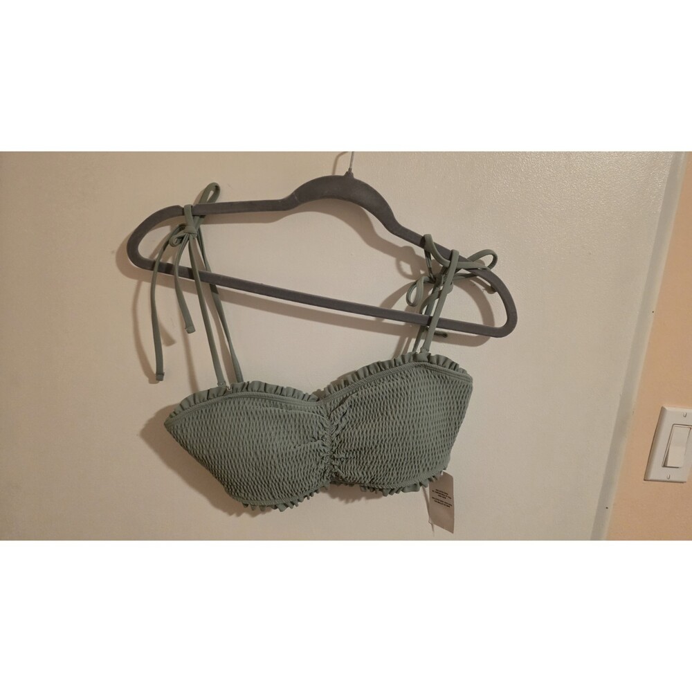 Y2K Hollister Swim Bikini Top Size Medium New Coastal Beachy Resort Cruise Vaca